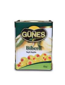Biber Dolgulu Yeşil Zeytin 