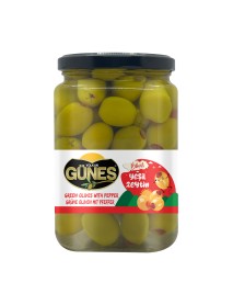 Biber Dolgulu Yeşil Zeytin 